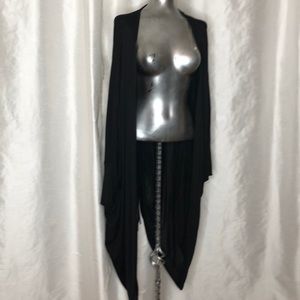 Black Ashley Stewart long cardigan sweater 18/20
